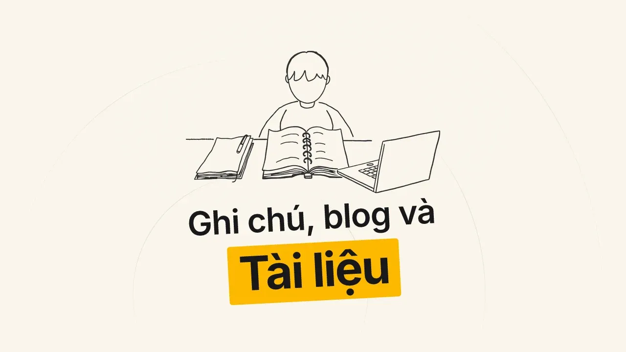 Tài liệu doanh nghiệp khác ghi chú và blog ở đâu?