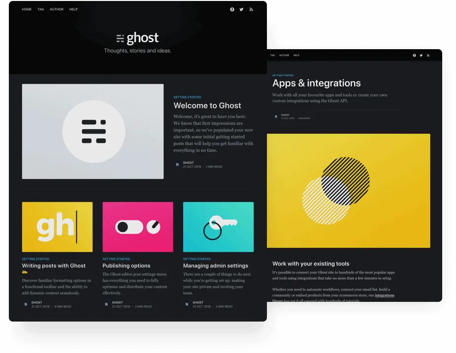 Nền tảng Ghost CMS