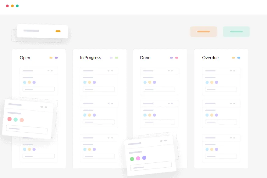 Bảng Kanban trong WP Project Manager