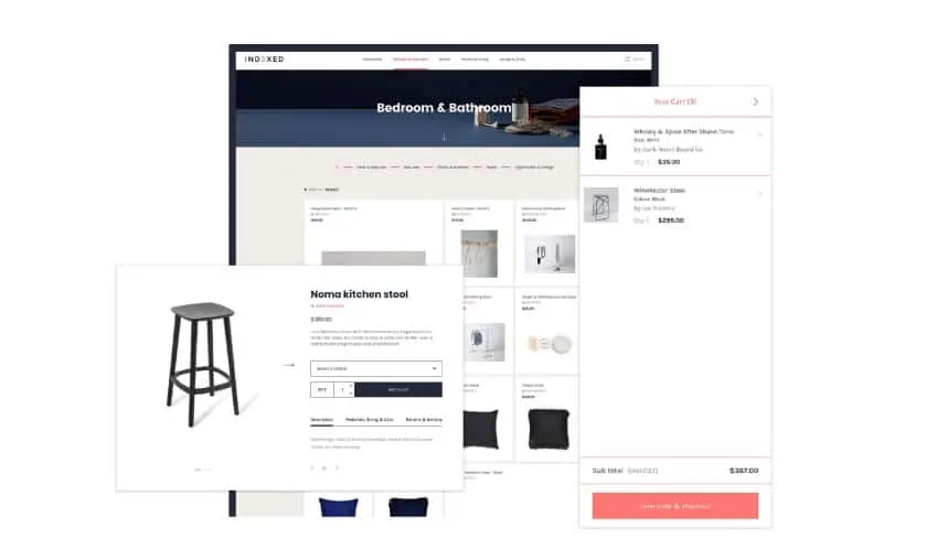 Website doanh nghiệp đang hoạt động để tích hợp Stripe