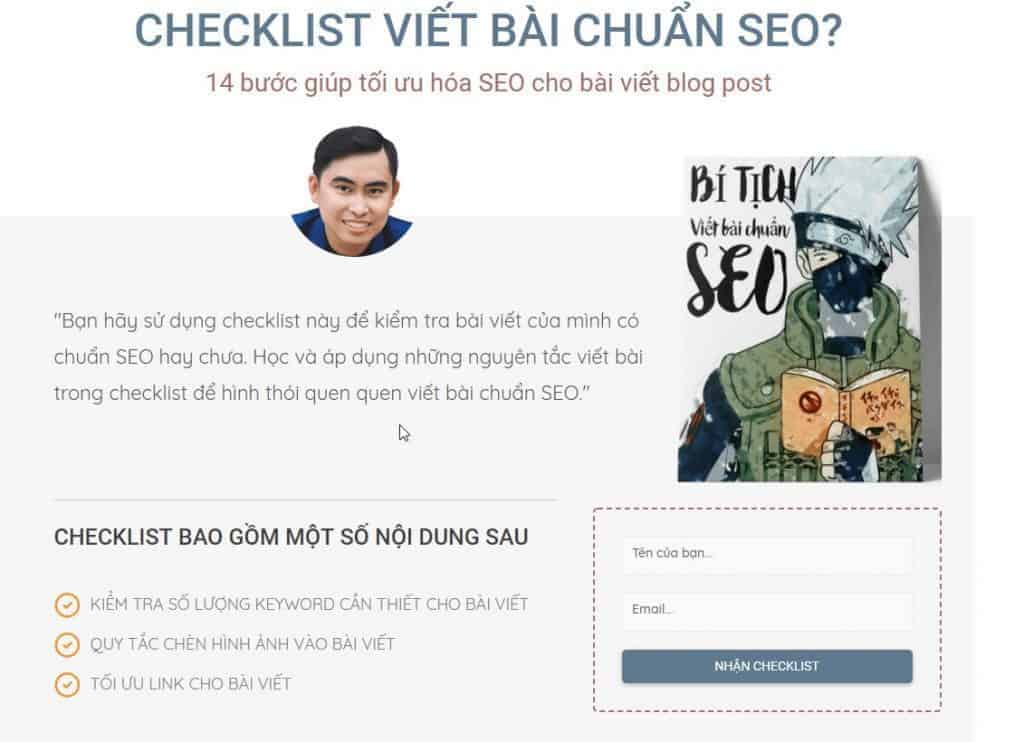 Landing page là gì