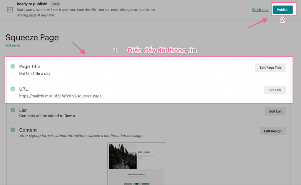 hướng dẫn sử dụng Mailchimp