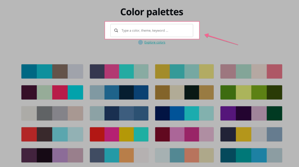 Color Pallet Cua Canva