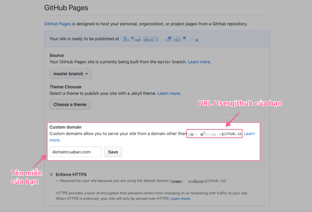 Custom Domain Cua Github Page