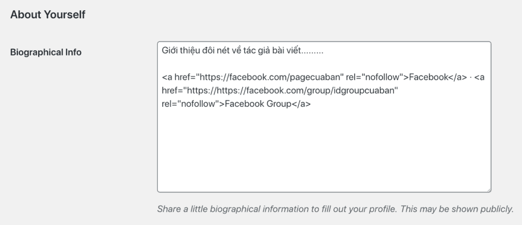 Khung Dien Tieu Su Cua Tac Gia WordPress