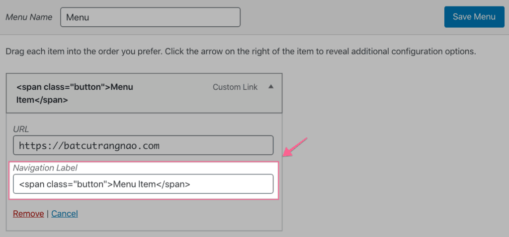 Theme Class Button Vao Menu