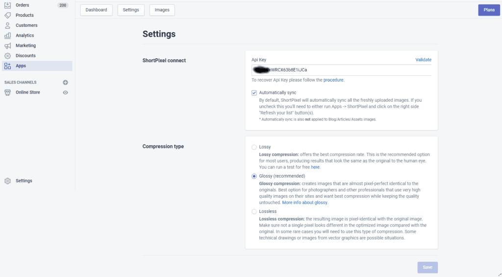 Shortpixel Shopify