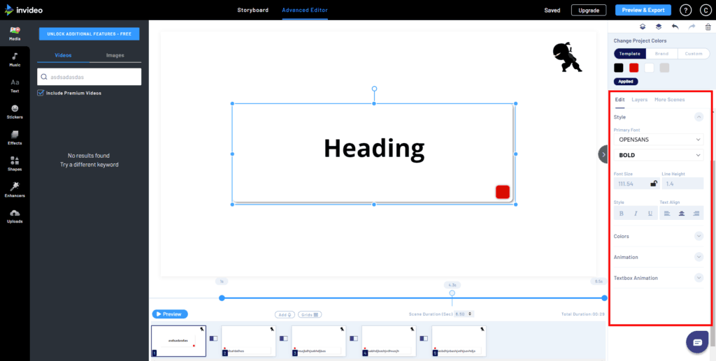 Advanced Editor
