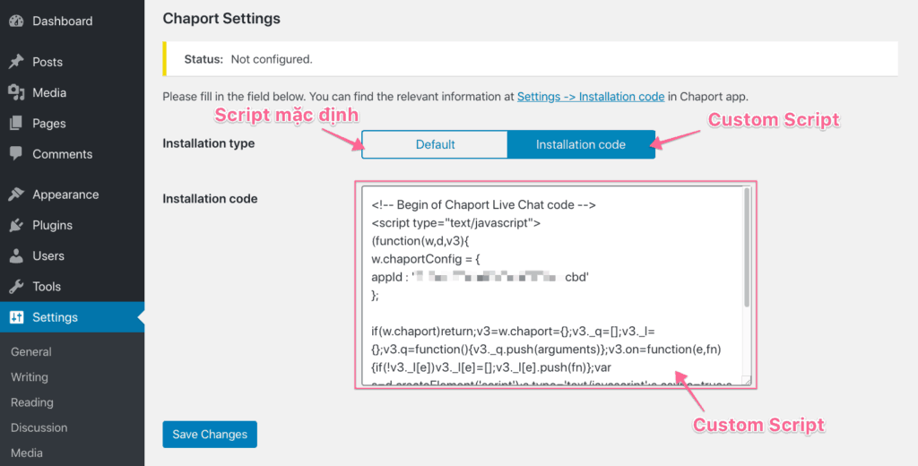 Cai Dat Custom Script