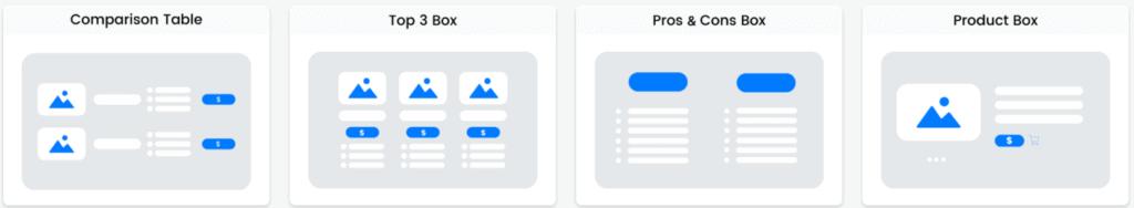 Affiliatable Tables